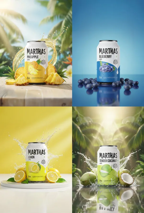 Beverage campaign visual